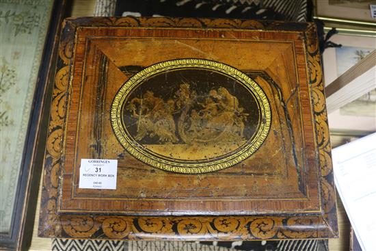 A Regency work box